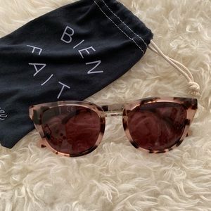 Madewell Pink Tortoiseshell Sunglasses